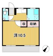 横山アパートの間取り画像