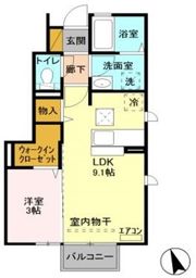 ヴァンヴェール森山の間取り画像