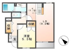 クレアトゥールの間取り画像
