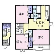 ベルウッド 381 Bの間取り画像