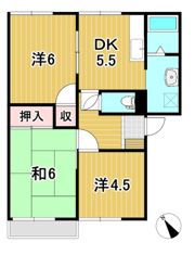 タウニーKの間取り画像
