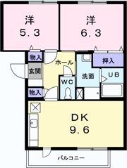 サンブルージュの間取り画像