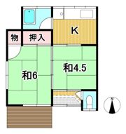 大窪棟割住宅の間取り画像