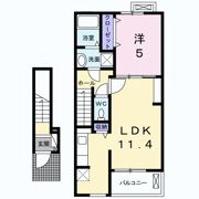 ヴィッラ ローザの間取り画像