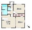 東金沢住宅 Bの間取り画像