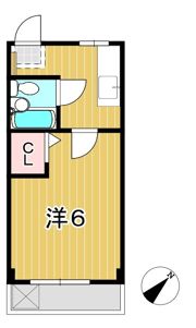 青葉ハイツの間取り画像