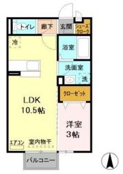 クレールソフィアの間取り画像