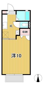 ガーデンフラットメヌエットIIの間取り画像