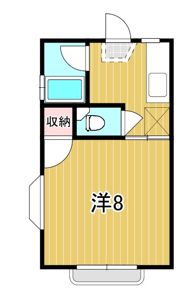 たなべハイツ Cの間取り画像