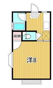 たなべハイツ Cの間取り画像