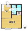 内山ハイツBの間取り画像