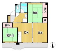 ビレッジハウス十王2号棟の間取り画像