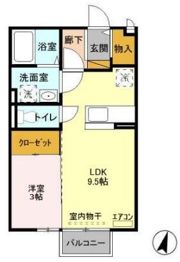 ヴィラドエルIIの間取り画像