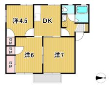 セピアコートBの間取り画像