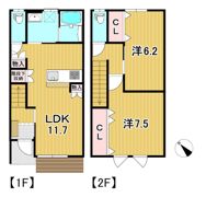 クランメール久慈IIの間取り画像