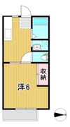 柏房ハイツの間取り画像