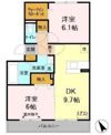 コスモパークAの間取り画像