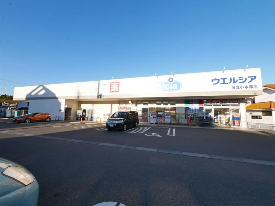 近くのウエルシア日立小木津店まで1,950m（徒歩25分）