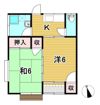 大窪眞利子住宅の間取り画像