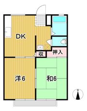 コーポミナミBの間取り画像