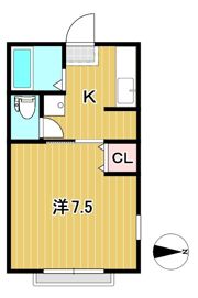 メゾンドのがみBの間取り画像