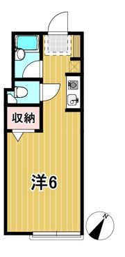 戸崎スチューデンツハウスCの間取り画像