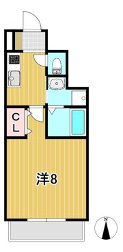 メールシャンIの間取り画像