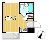 ハイツくれよんの間取り画像