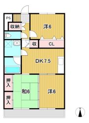 グランペールマンションの間取り画像