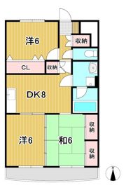 グランペールマンションの間取り画像