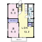 ヴィラマローネの間取り画像