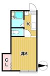 くがやコーポBの間取り画像