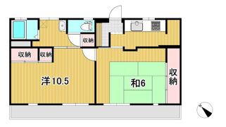 山形アパート2号棟の間取り画像