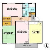 グランドソレイユDの間取り画像