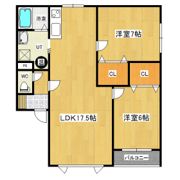 コンフォート朝日の間取り画像