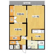 グリーンヴィレッジの間取り画像