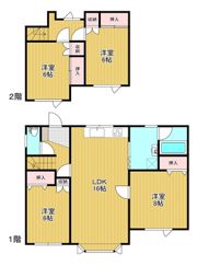 高栄西町4丁目貸家の間取り画像