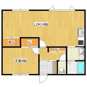 黒田マンションの間取り画像