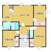 柴田貸家（桂町5丁目）の間取り画像