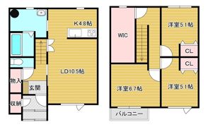 グランアルシアの間取り画像
