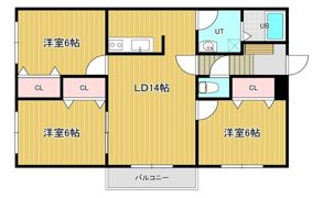 ラピュタハイツの間取り画像