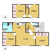 桂町1丁目206－31貸家の間取り画像