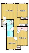 フレスポ東陵の間取り画像