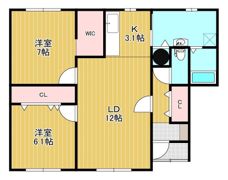 ルシエルIの間取り画像