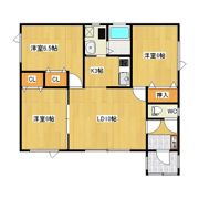 小泉428番地貸家の間取り画像