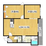 クレストパレスの間取り画像