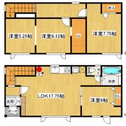 ラ・フォーレ貸家2（西富町）の間取り画像