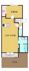 センターフィールド Eastの間取り画像