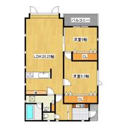 北央町110-32貸家の間取り画像