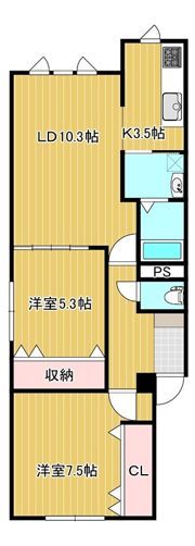 INFINITY（インフィニティ）の間取り画像